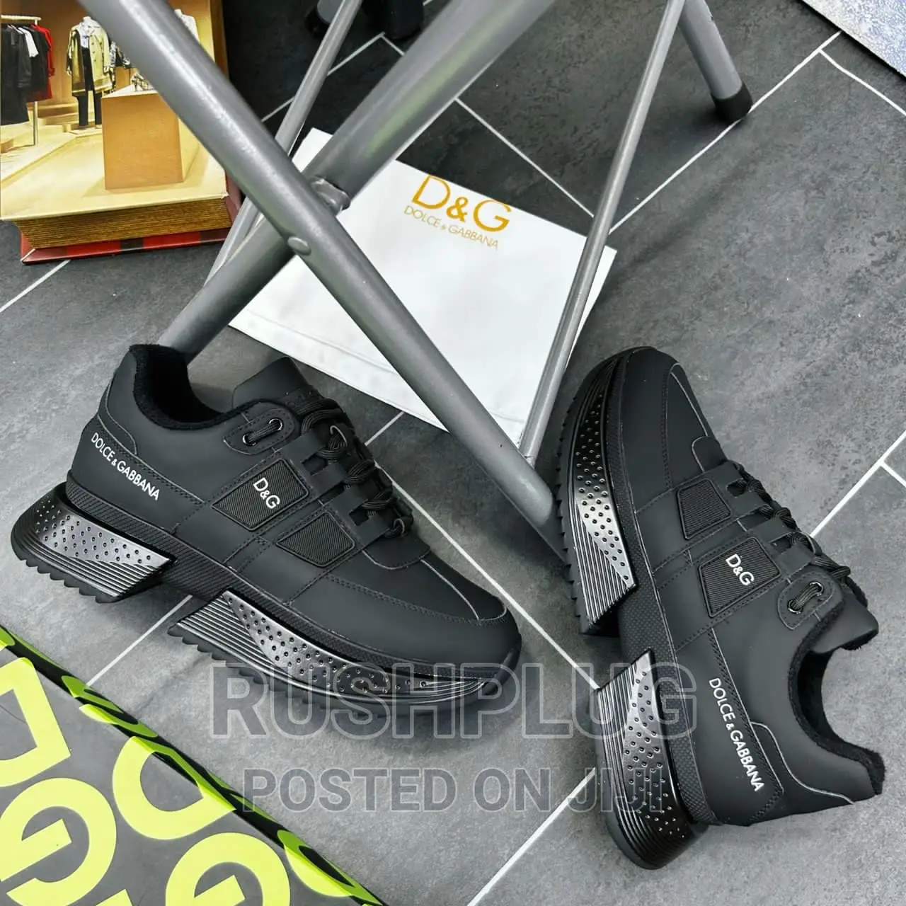 Luxury Premium Dolce Gabbana “Triple Black” Sneakers