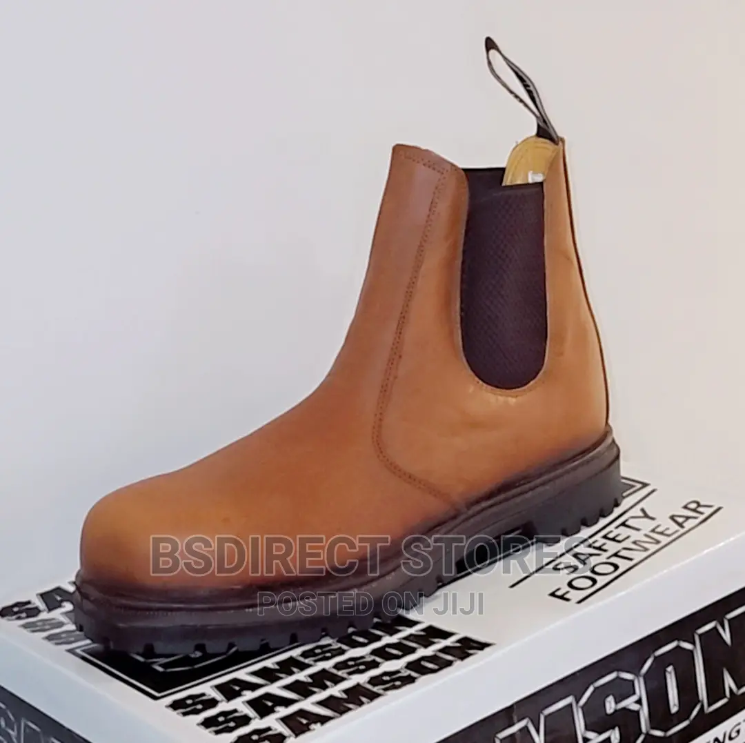 Samson Albany - Oily Red Skin Leather Dealer Boots Size 8/41