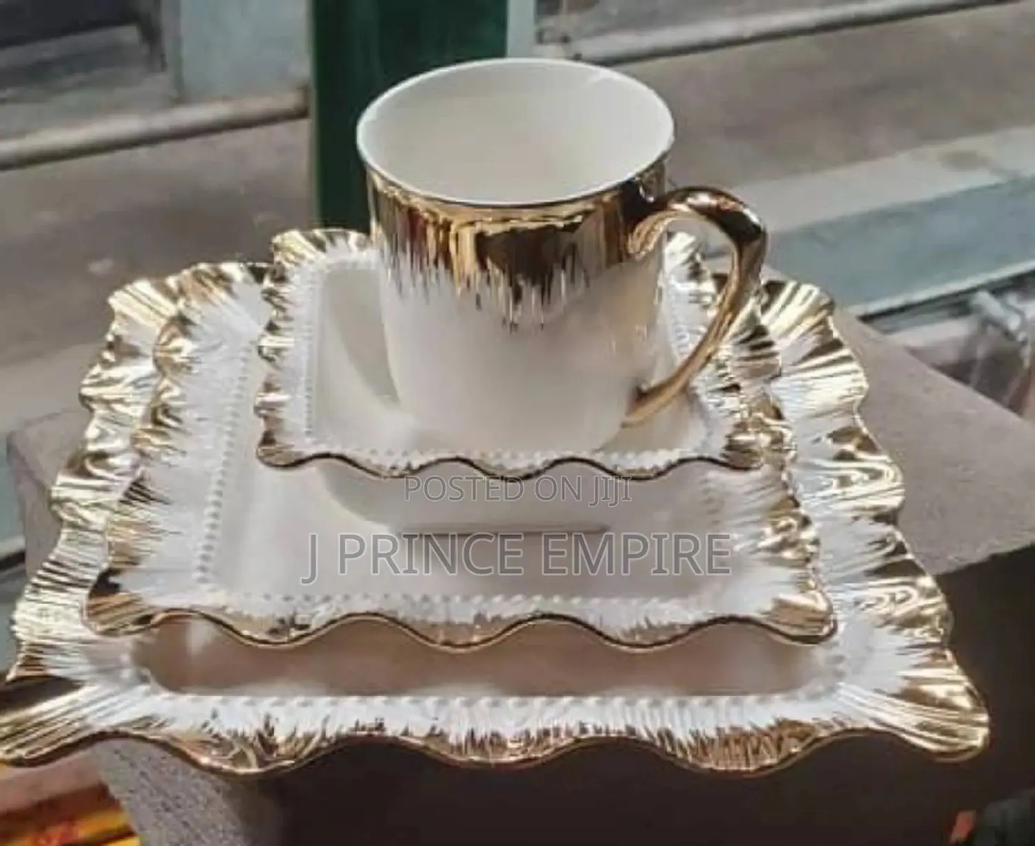 Exotic Flat White Porcelain Dinner Plate- 12 PCS