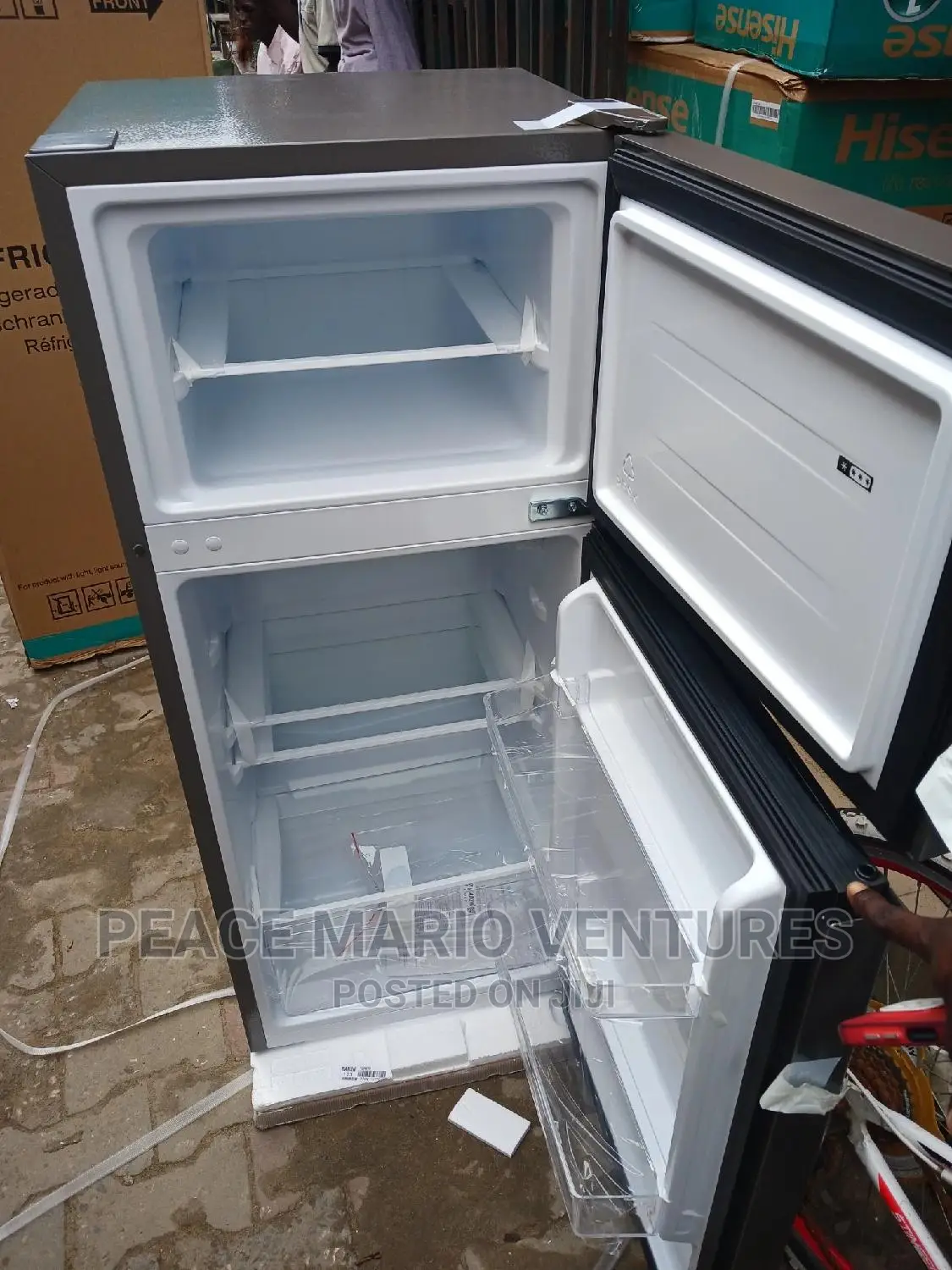 Hisense Original 2doors Refrigerator With 2years Warranty