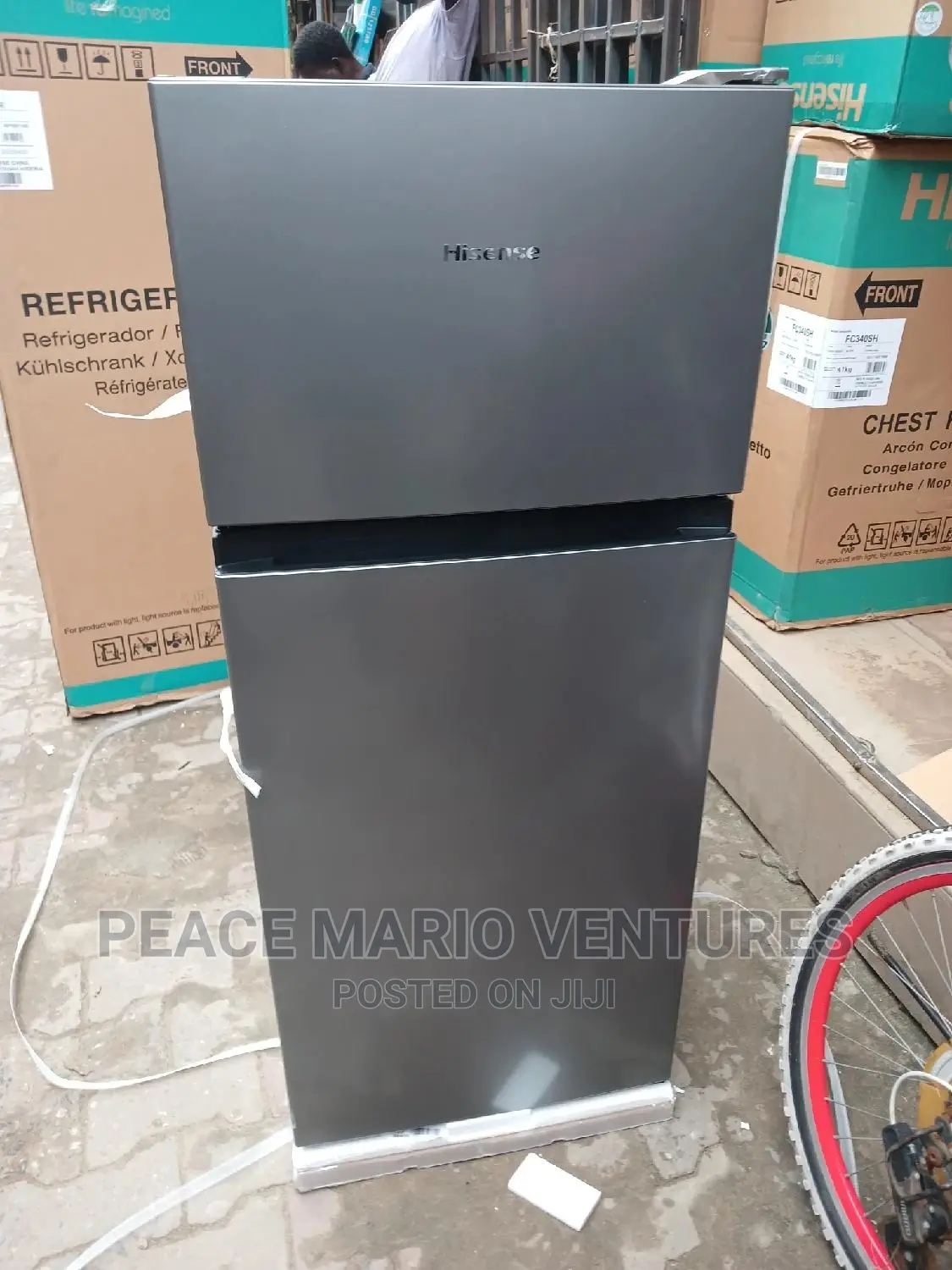 Hisense Original 2doors Refrigerator With 2years Warranty