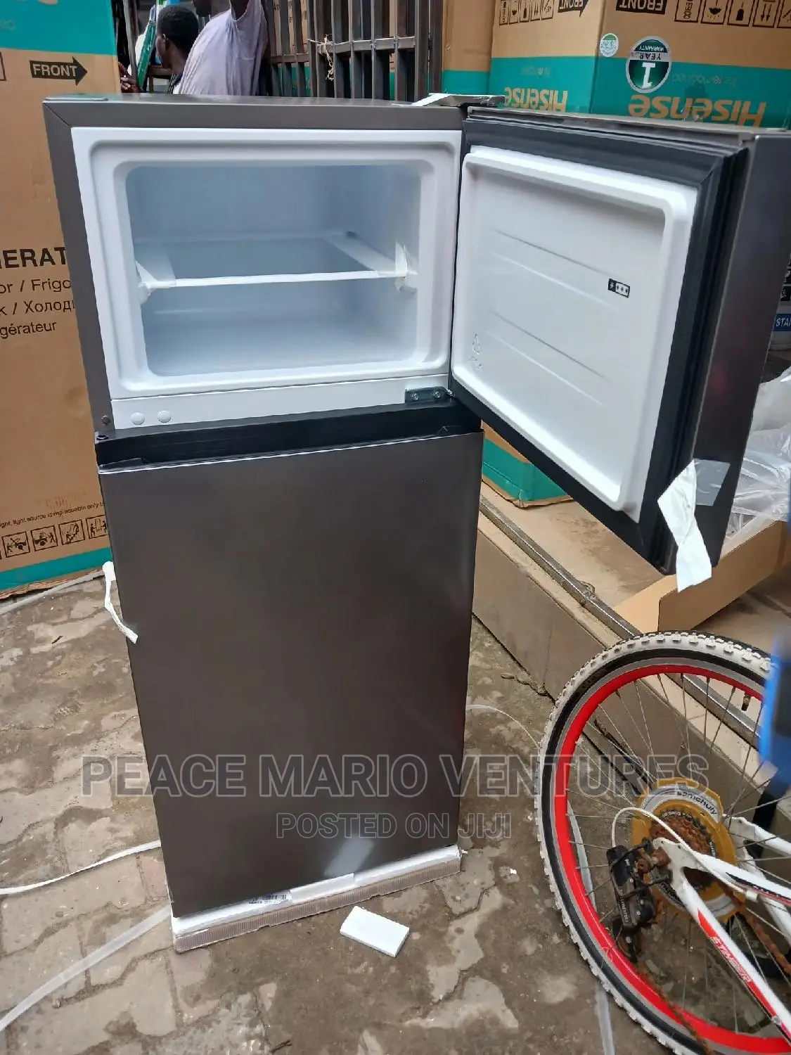 Hisense Original 2doors Refrigerator With 2years Warranty