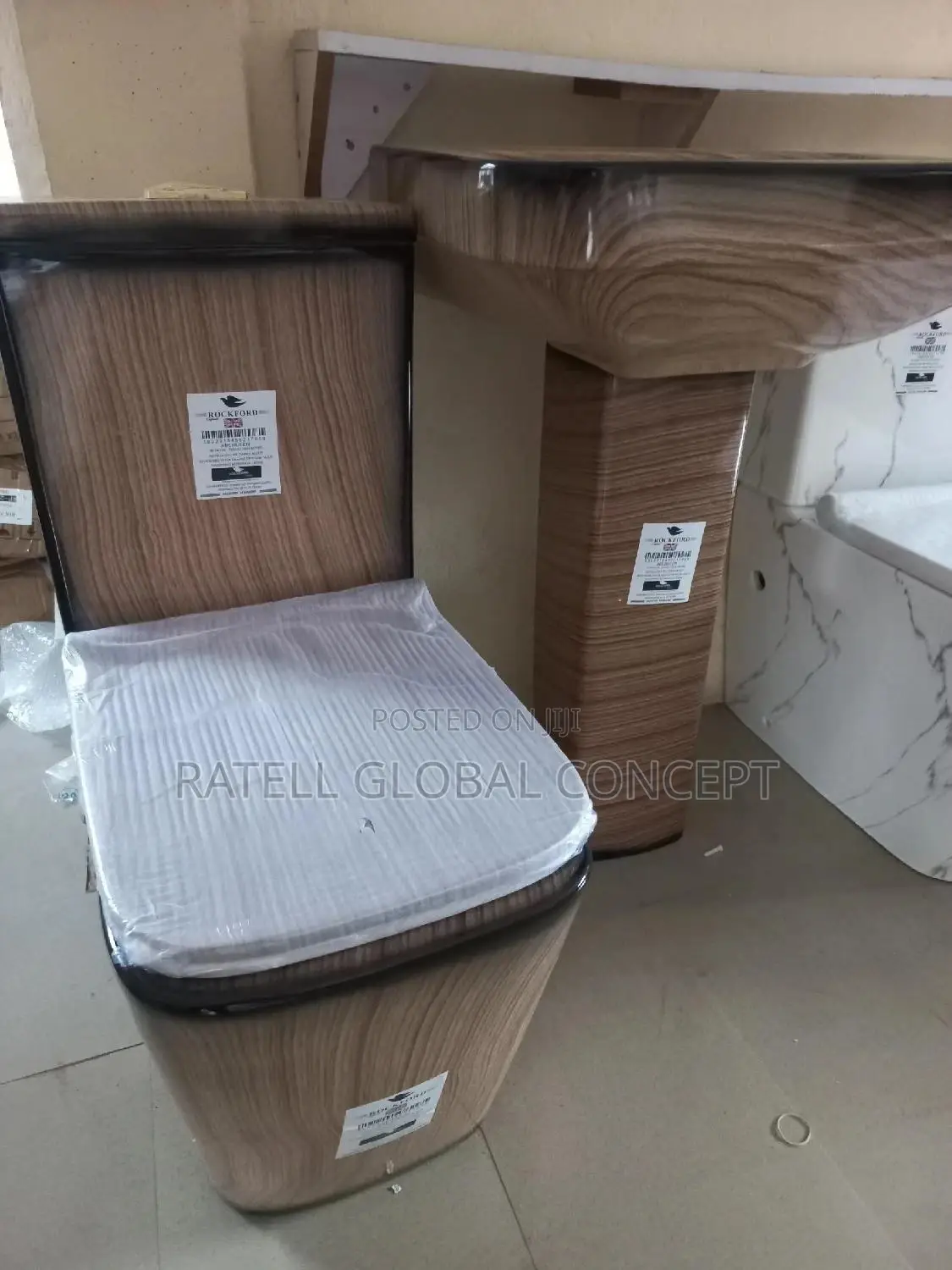 Rockford Aberdeen (Marble Design) Executive Toilet Set