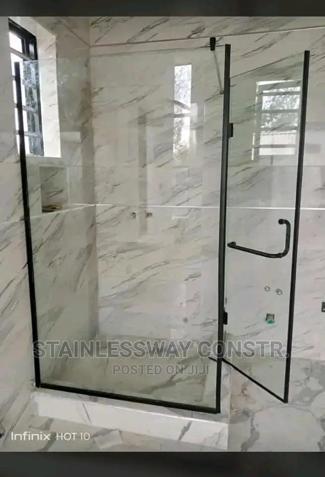 Shower Cubicle Black Kress