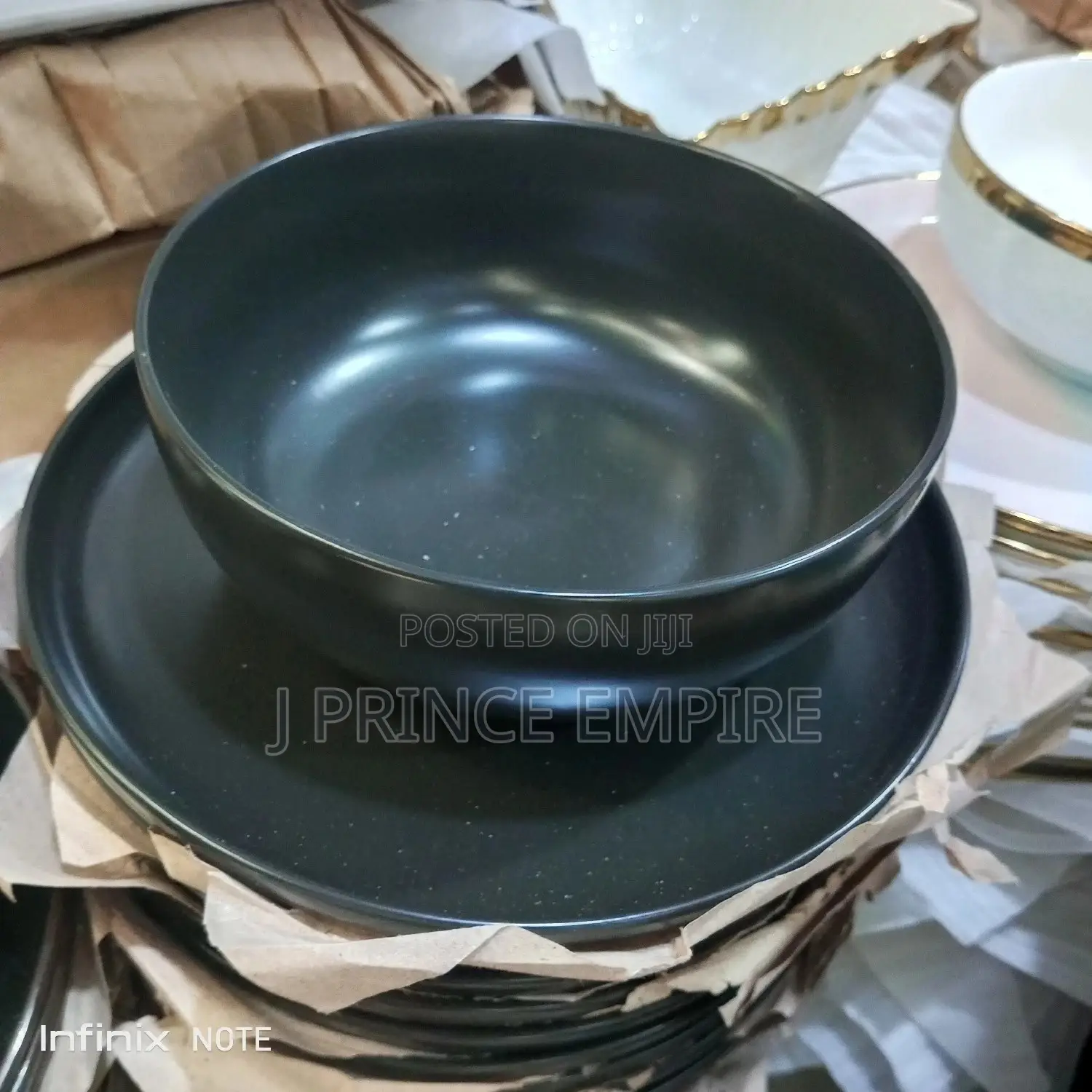 Dinnerware | 6pcs Flat Plate | 6pcs Bowl | Dozens