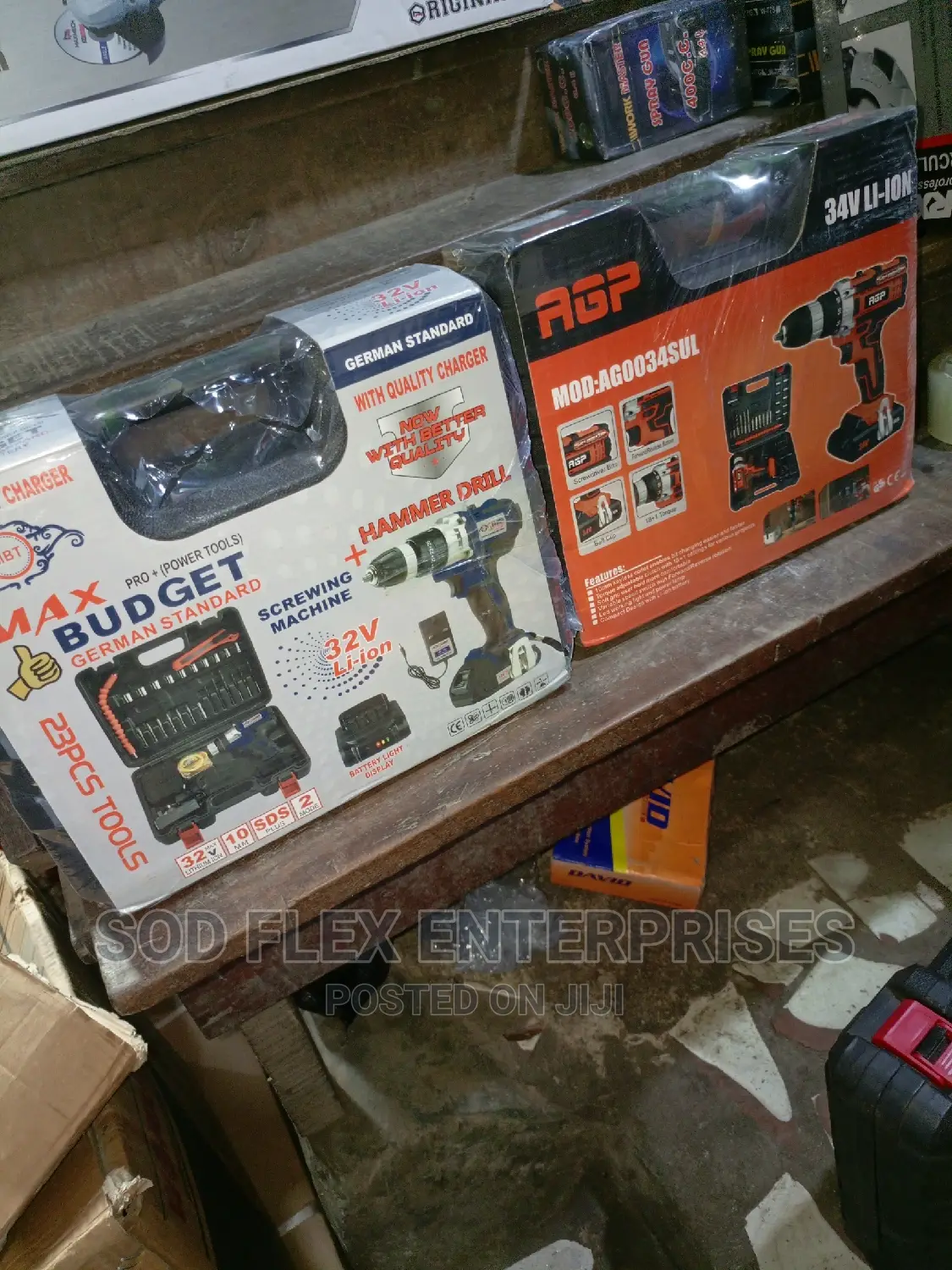 34v And 32v Screw And Drill Machine