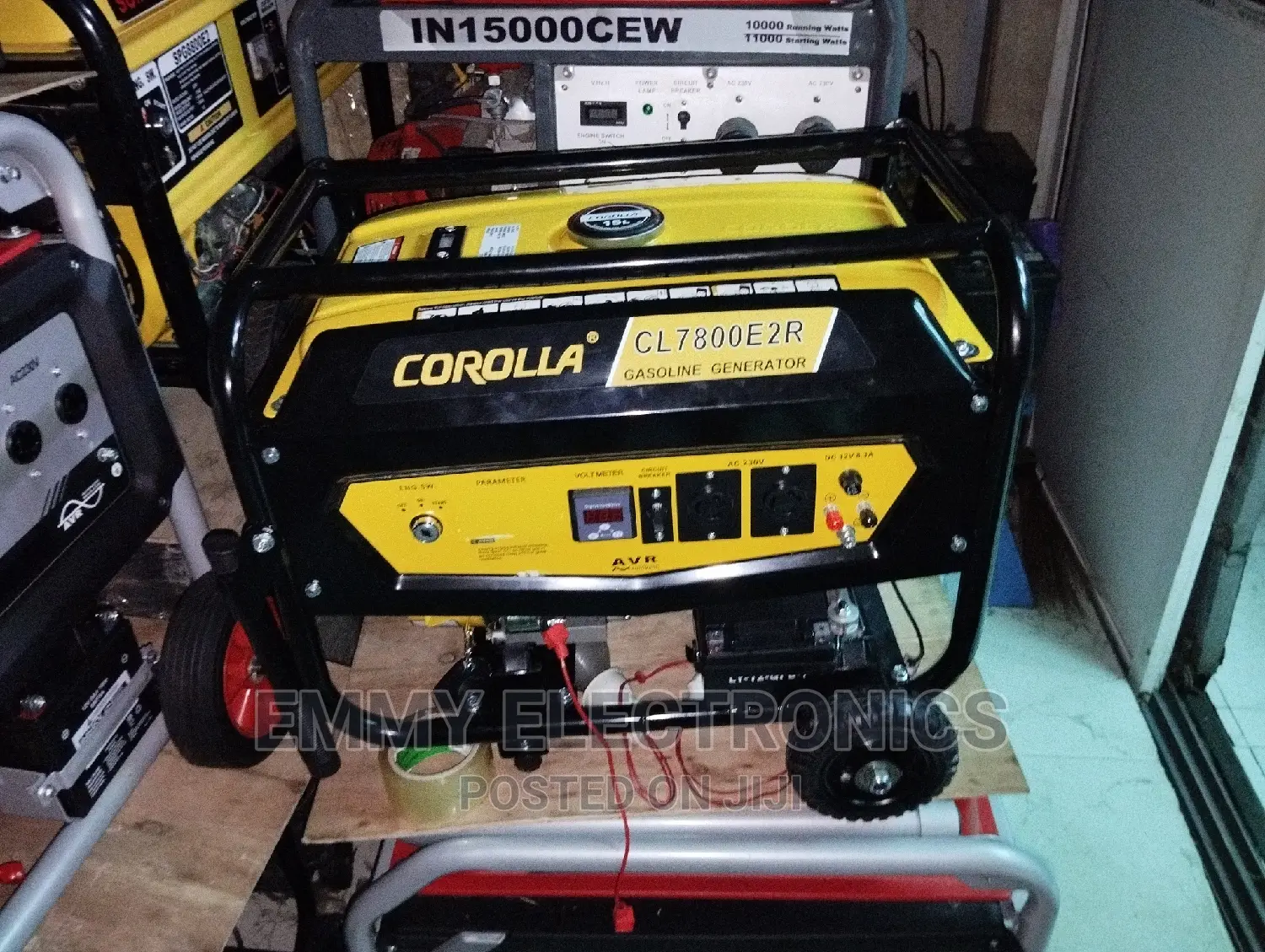 Corolla 4kva Remote Control Petrol Generator Model CL7800E2R