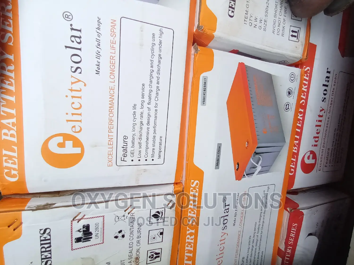 200ah 12v Felicity Gel Battery