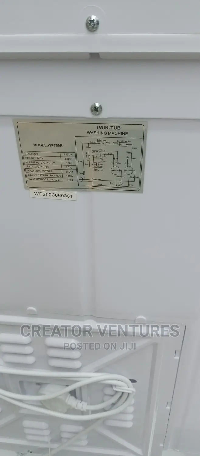 Lg Twin Tub Fast Washing Machine,Low Voltage,Anti-Rust Body.