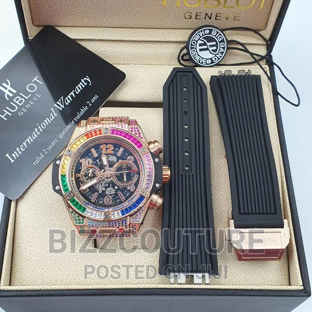 Original HUBLOT Rubber Strap Watch Available in Store