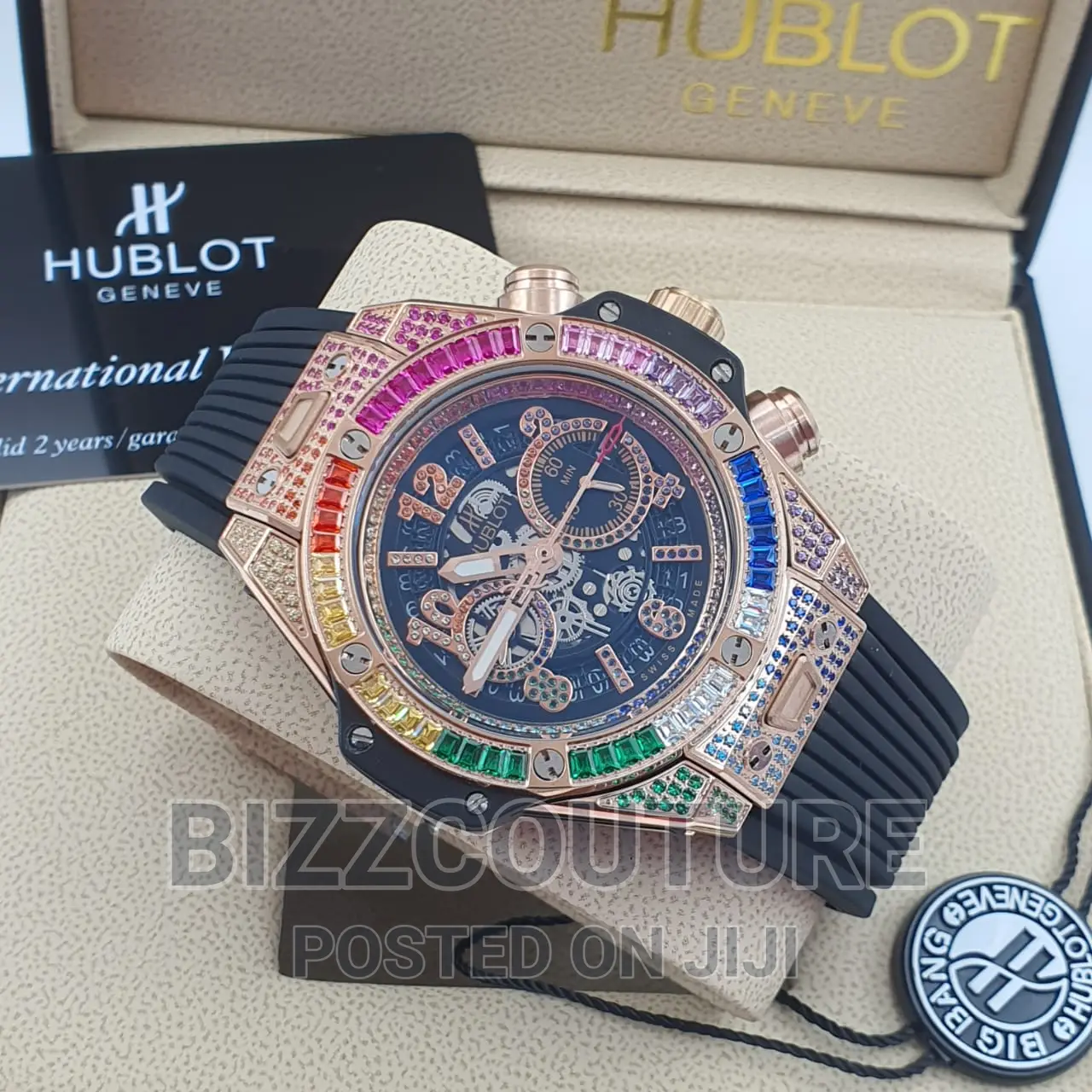 Original HUBLOT Rubber Strap Watch Available in Store