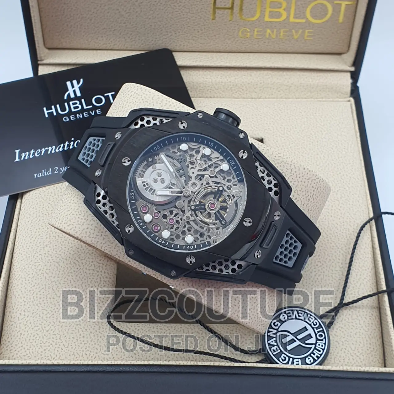 Original HUBLOT Rubber Strap Watch Available In Store