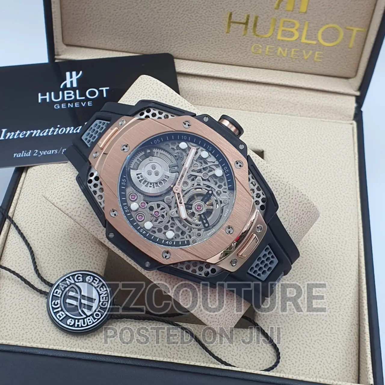 Original HUBLOT Rubber Strap Watch Available In Store