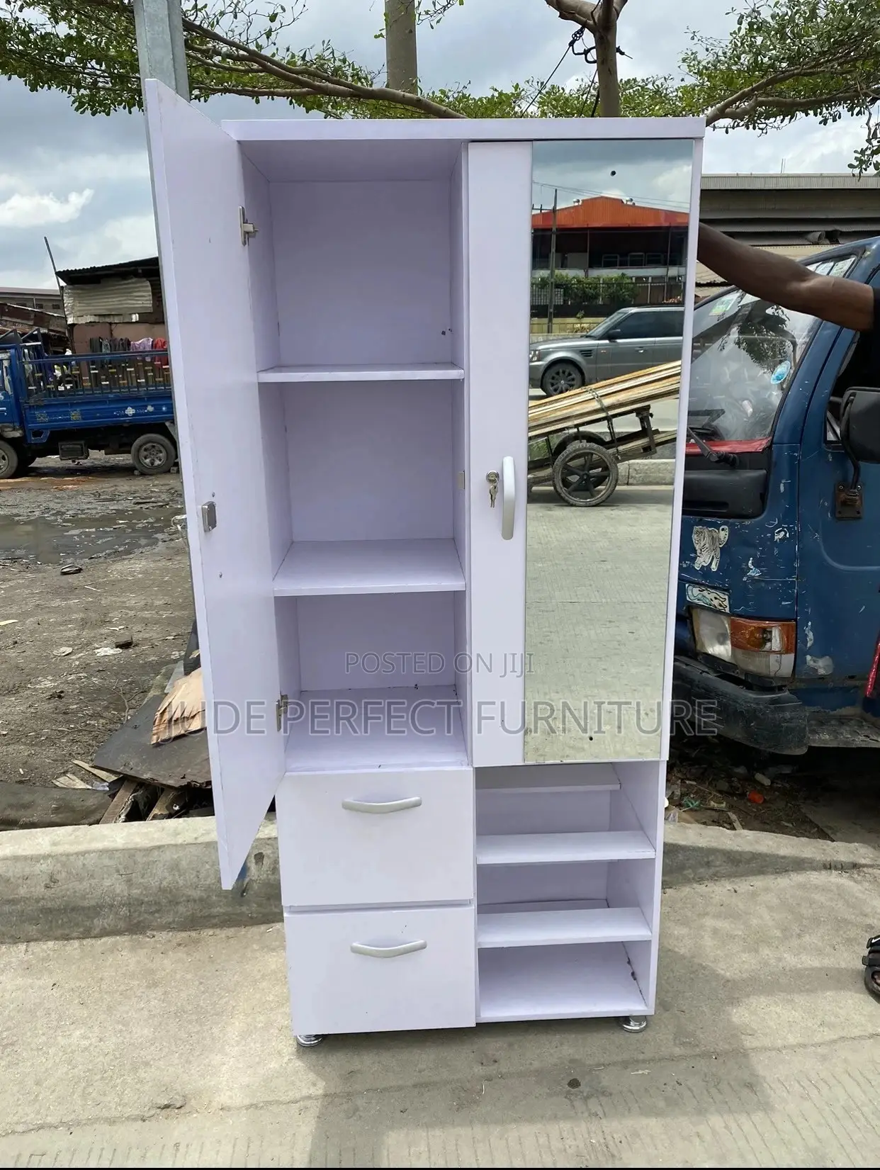 Quality Wardrobe With Mirror