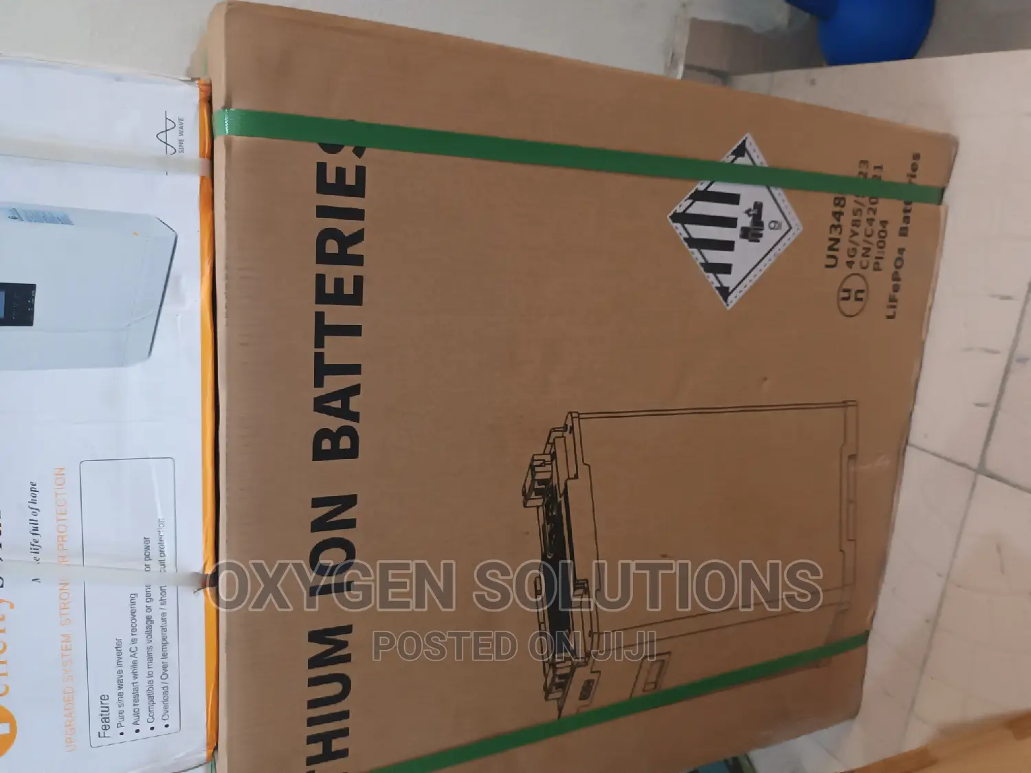 5kwh 24v Blue Carbon Lithium Ion Battery