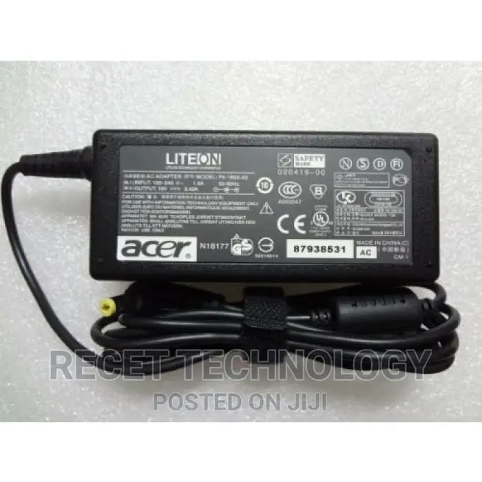 Acer Laptop Charger + Power Cord