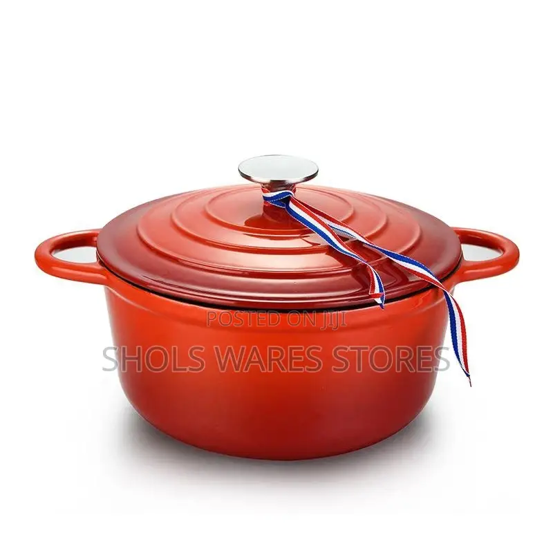 Enameled Die Cast Iron Pot