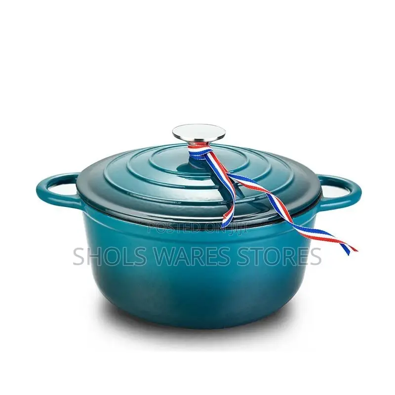 Enameled Die Cast Iron Pot