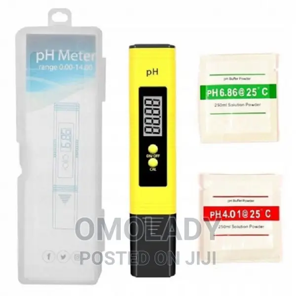 Ph Meter + Buffer Solution 0.00 - 14.00