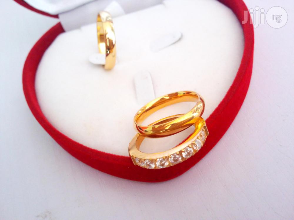 Zara Set of Wedding and Enagement Gold Ring