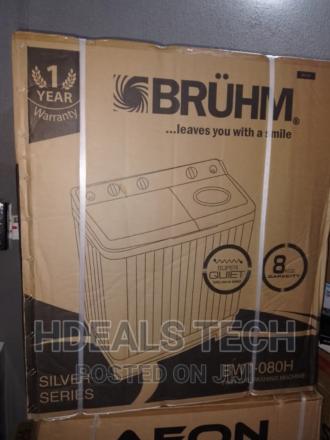Bruhm 8kg Rust-Free Top Load Washing Machine