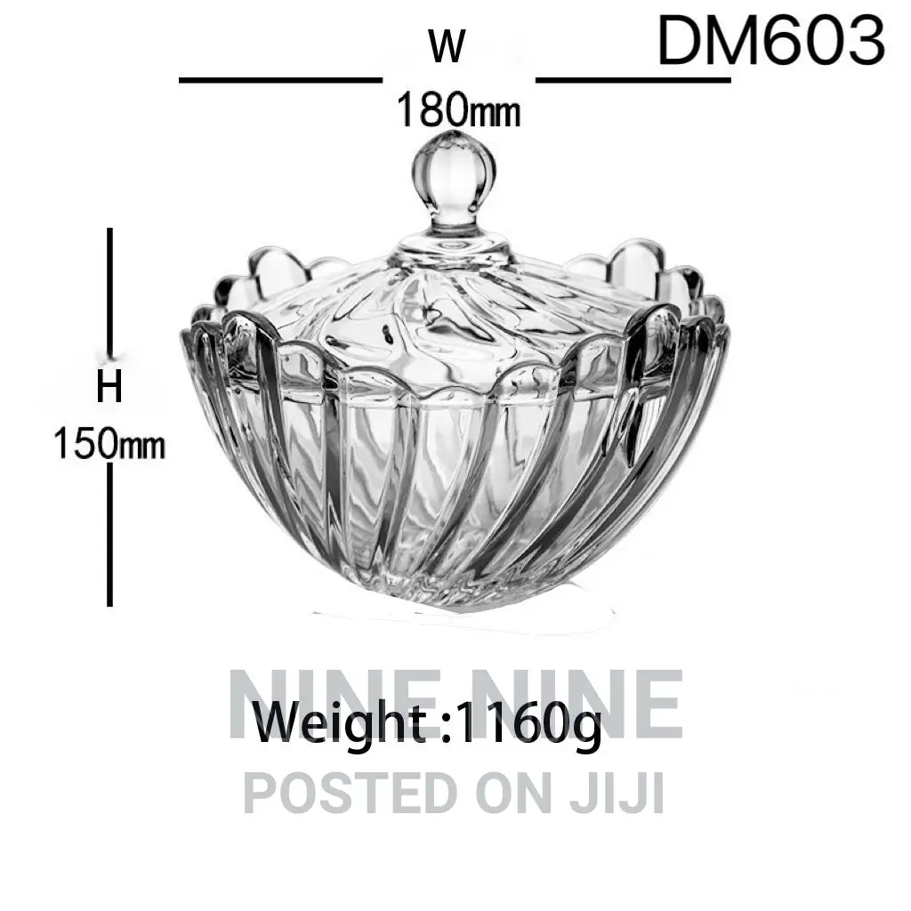Diamonds Candy Glass Bowl { DM603}