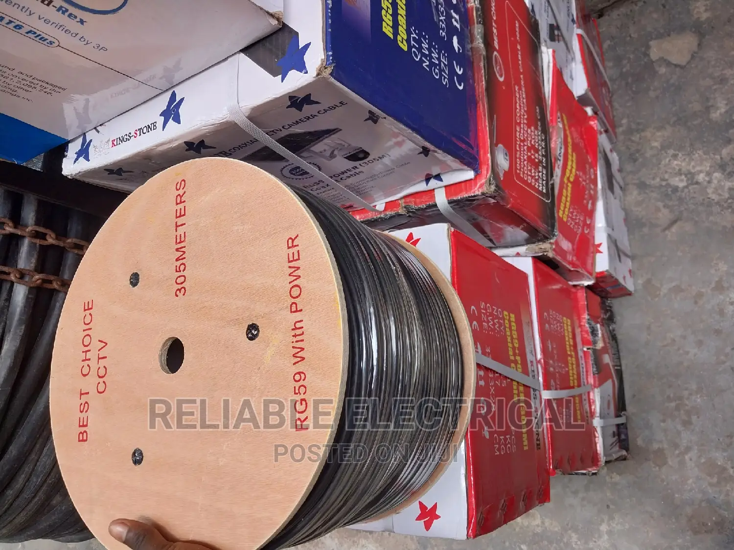 Rg59 Coaxial Cable With Power