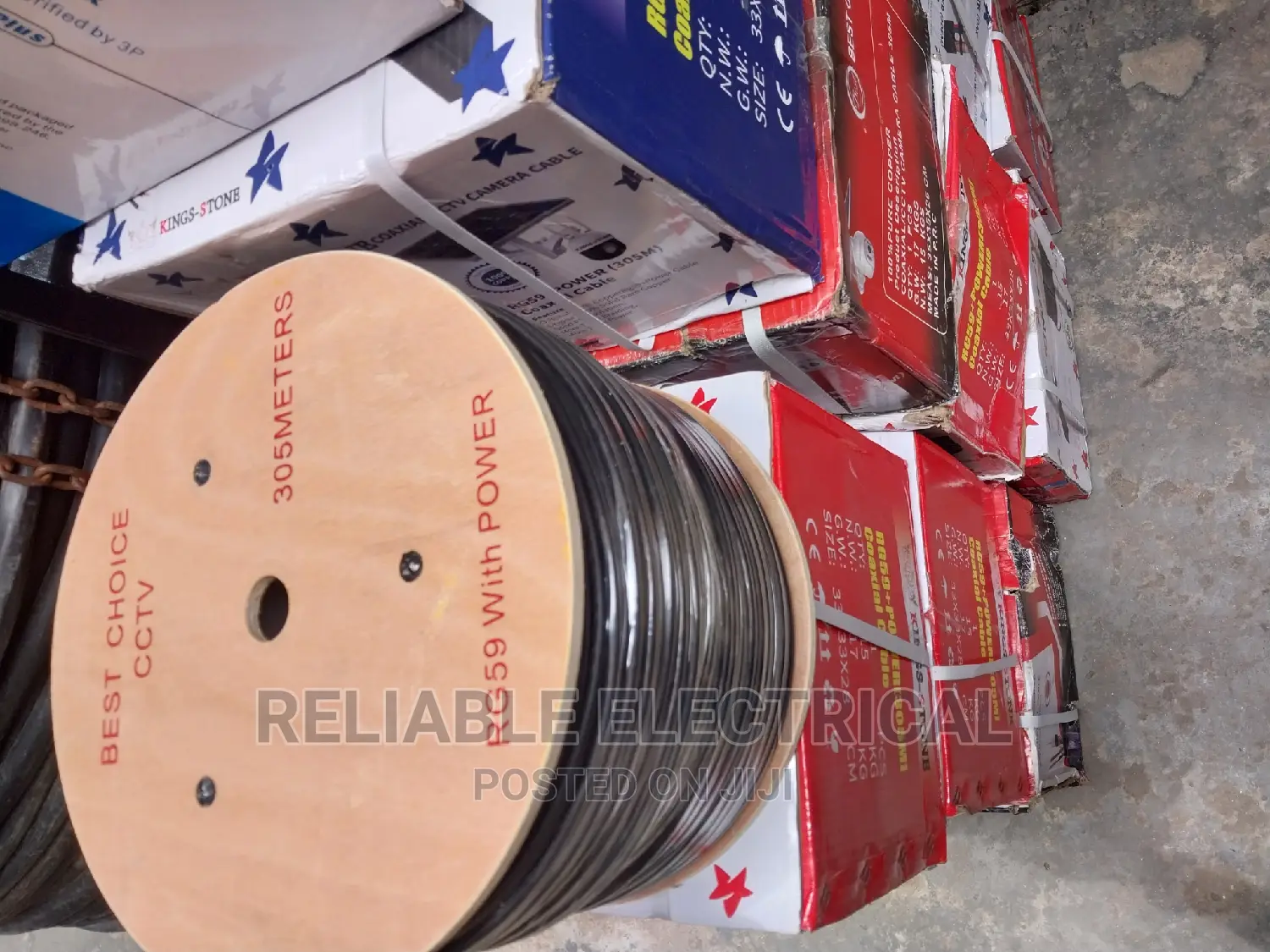 Rg59 Coaxial Cable With Power