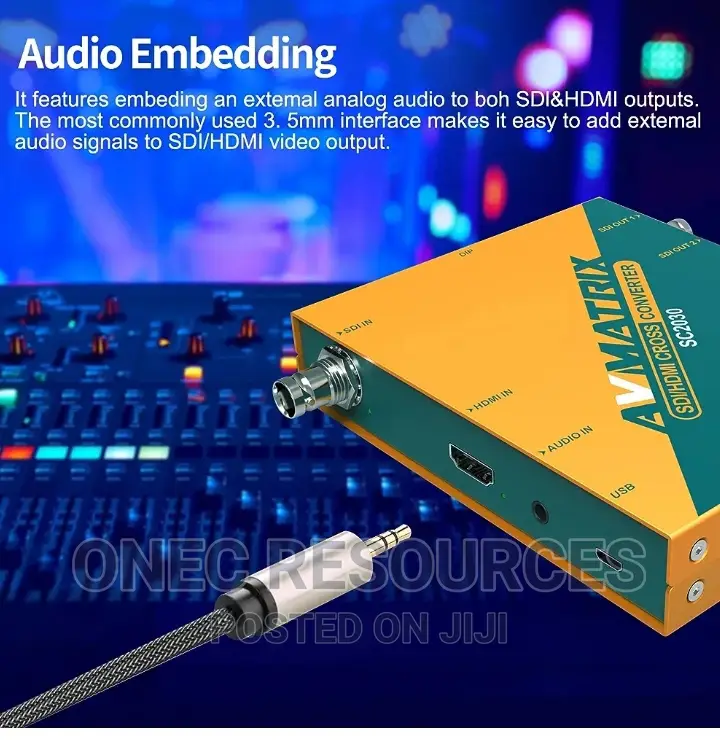 Avmatrix Sc2030 Sdi to HDMI Signal Converter, 3g-Sdi Hdmi-