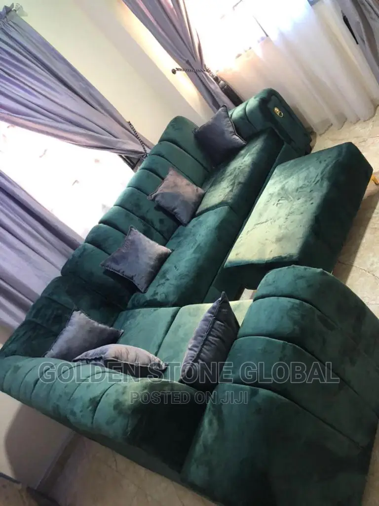 6seaters Lshape Sofa Chair With Center Table