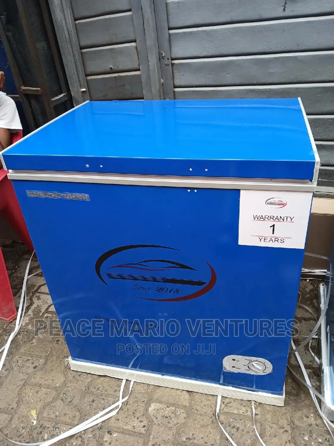 Original Cheerpower 150L Deep Freezer Wit Transparent Glass