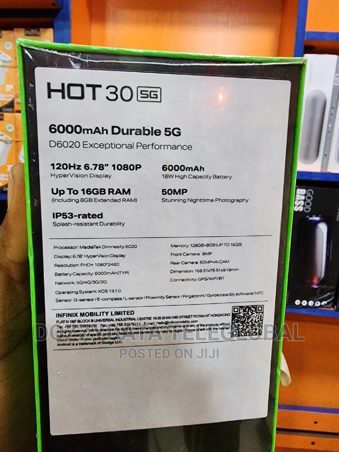 New Infinix Hot 30 5G 128 GB