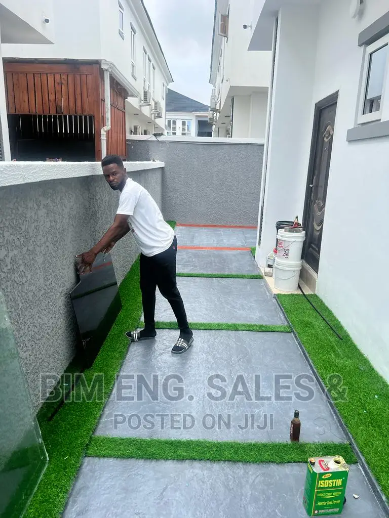 Carpet Grass Artificial Grass Concrete Stamp Design Polish