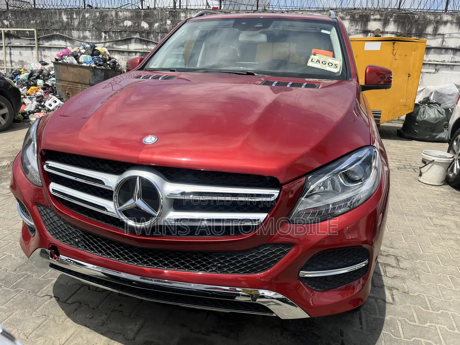 Mercedes-Benz GLE-Class GLE 350d 4MATIC 2017 Red