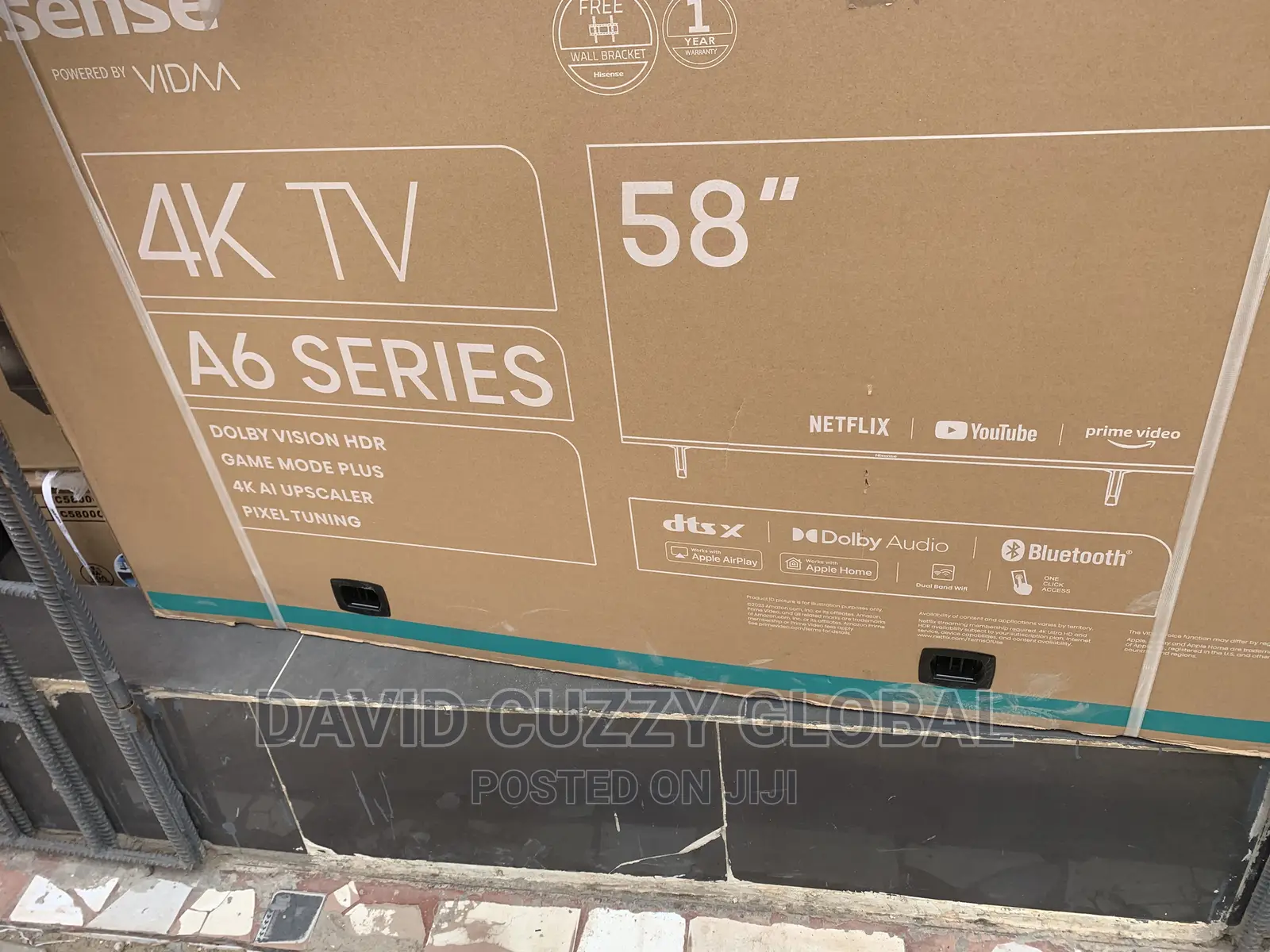 Hisense 58 Inches Smart Tv
