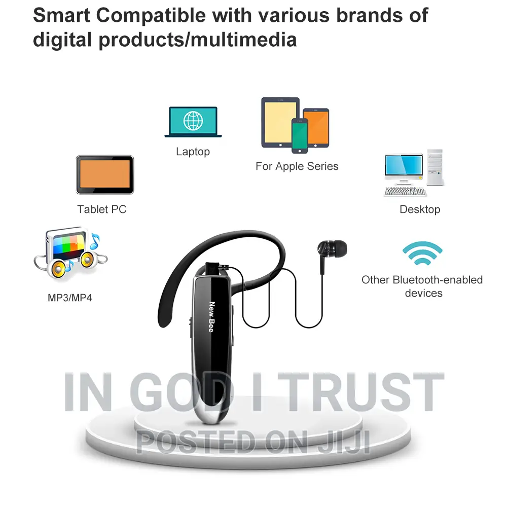 New Bee B41 Bluetooth Headset V5.0 Wireless