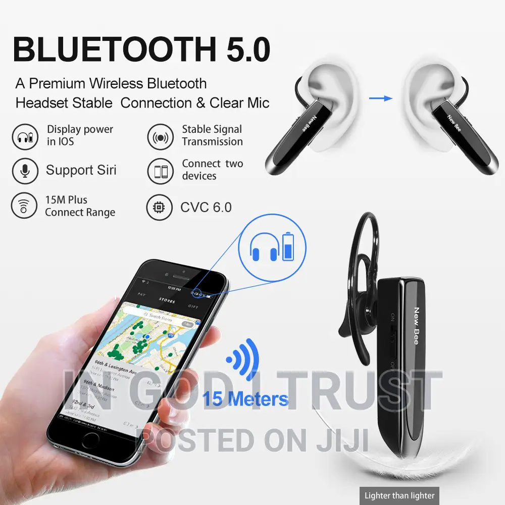New Bee B41 Bluetooth Headset V5.0 Wireless