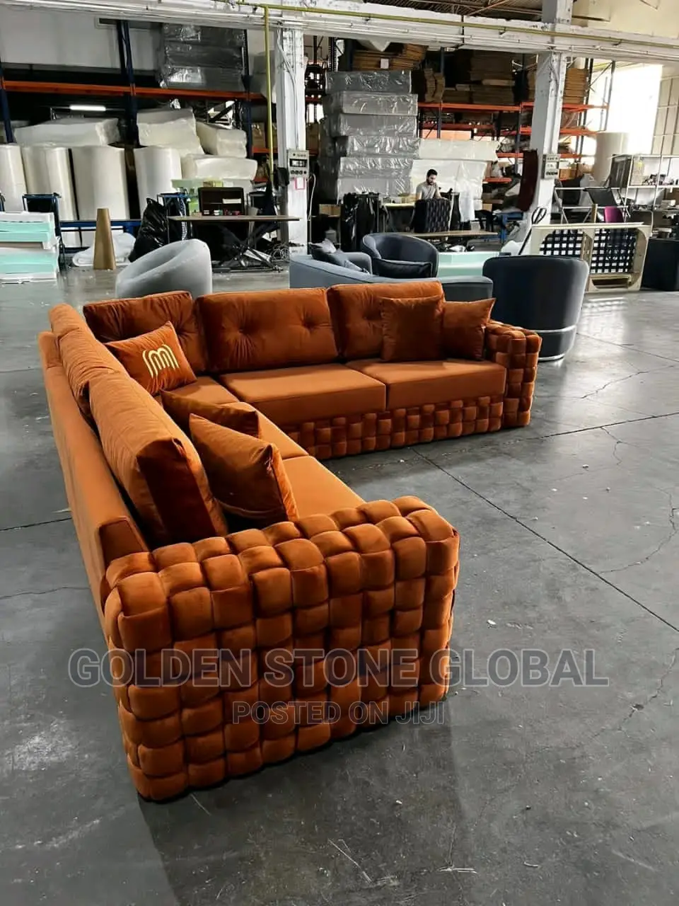 L Shape Sofa Couch .
