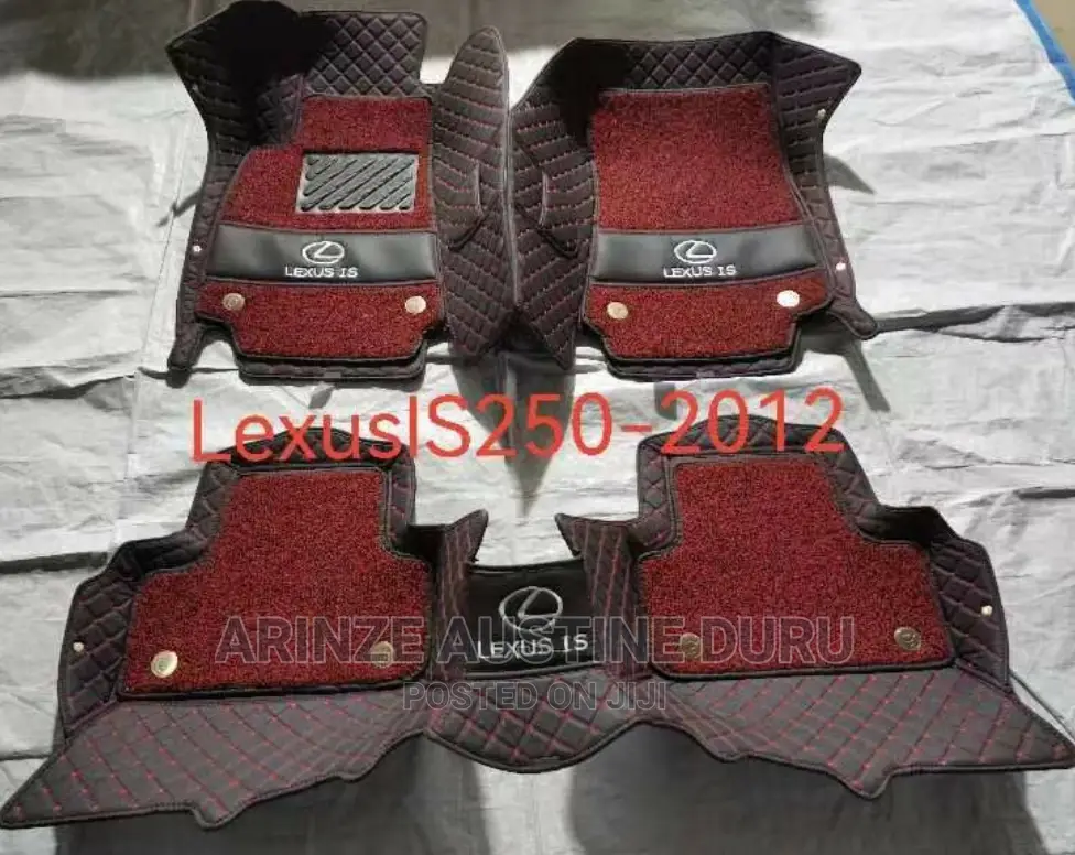 Leather Car Floor Mats for Lexus IS250 2005-2012 Floors