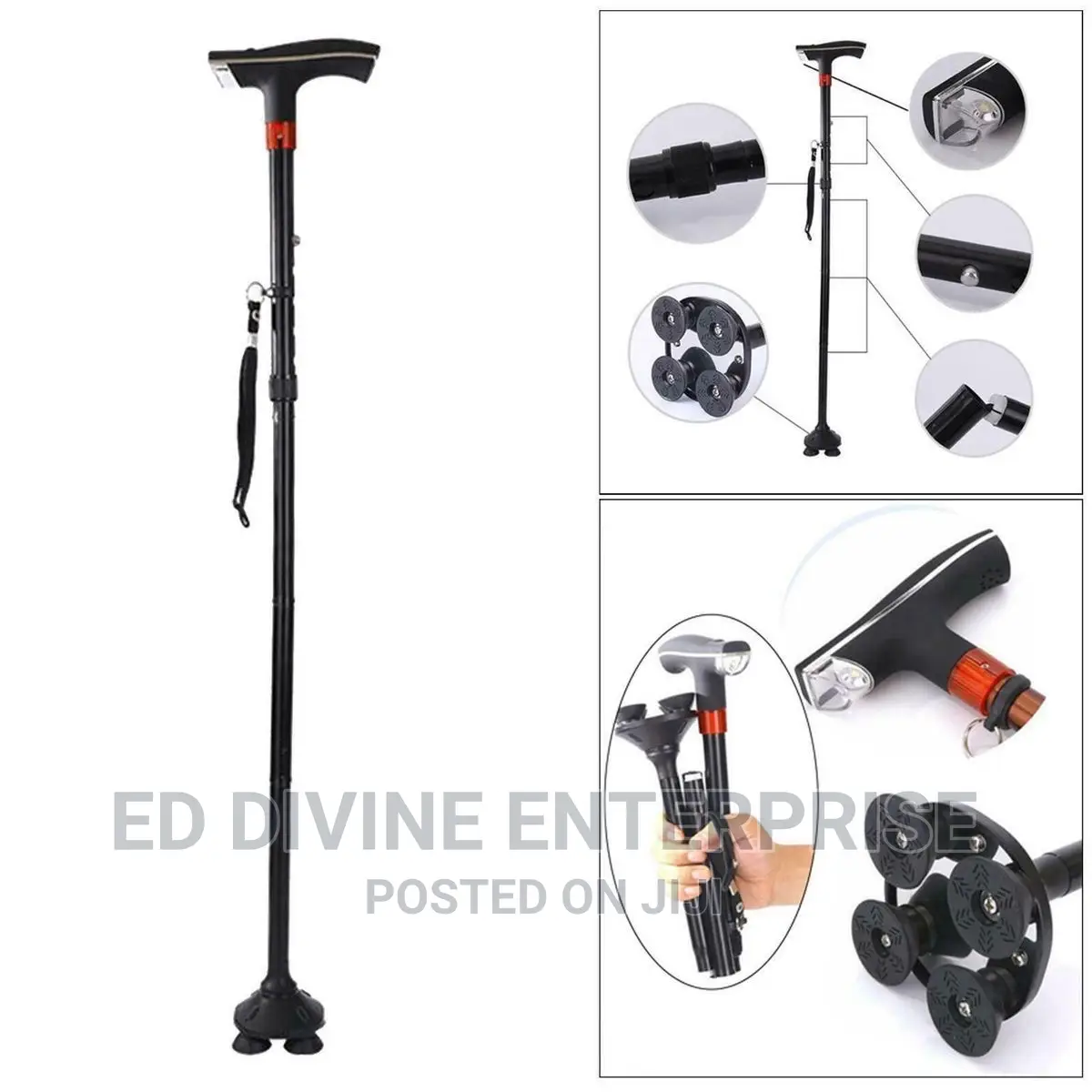 Walking Stick With Torch