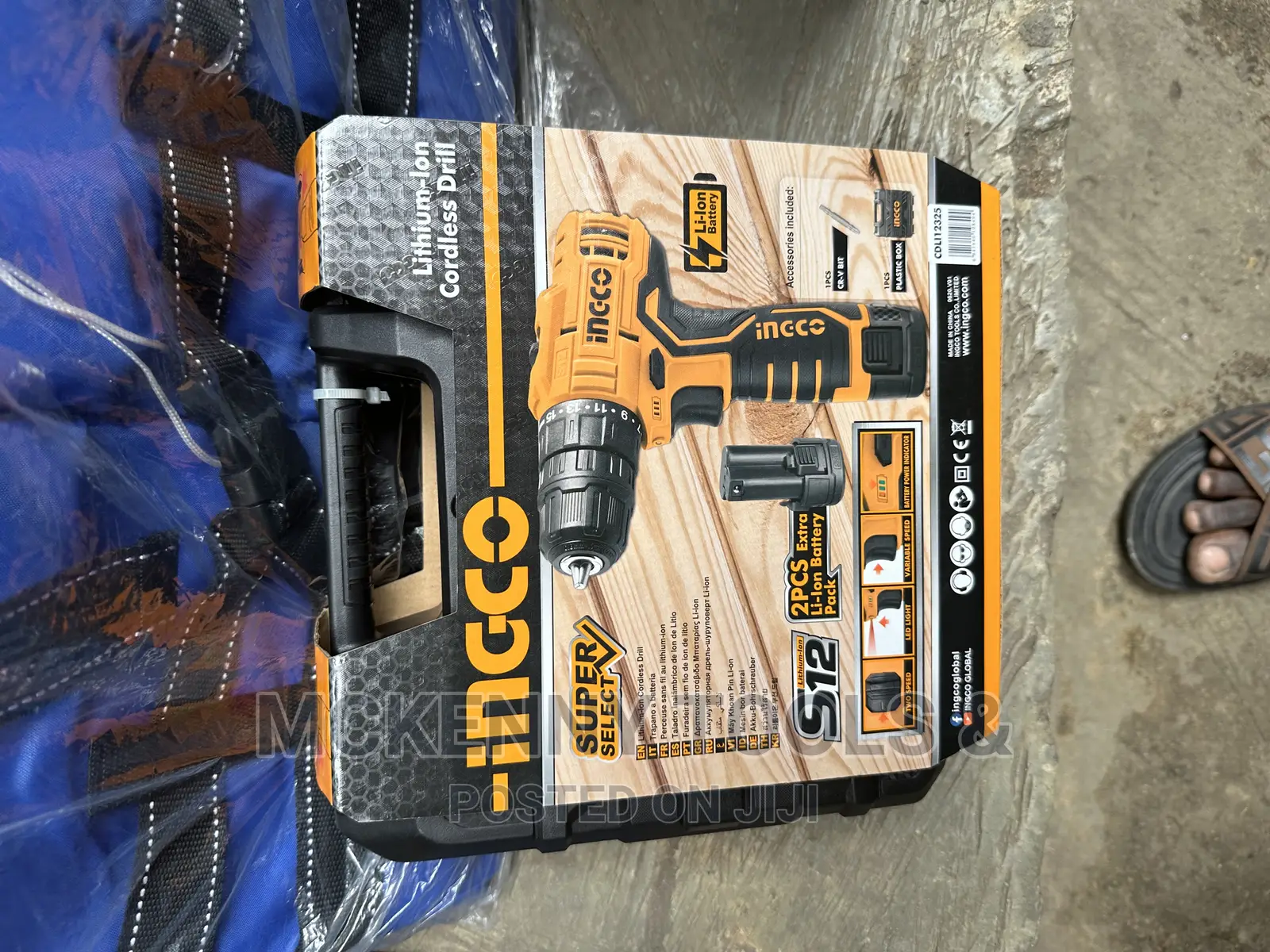 Ingco Drill Kit, 20nm. 12v