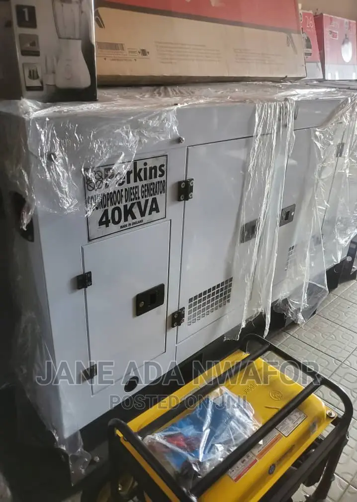 40kva Perkins Soundproof Diesel Generator 100% Copper Coil
