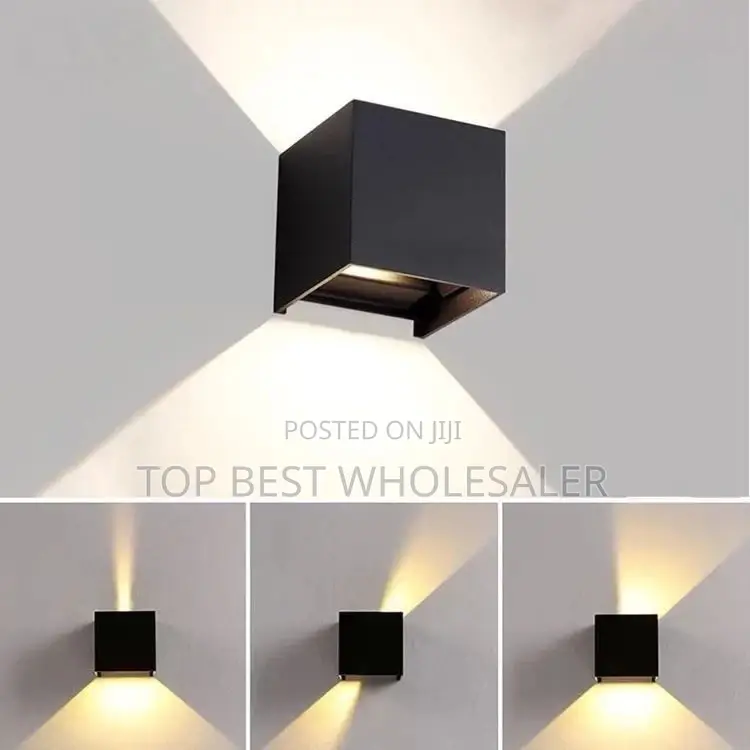 Aluminum Cube Wall Mounted Light