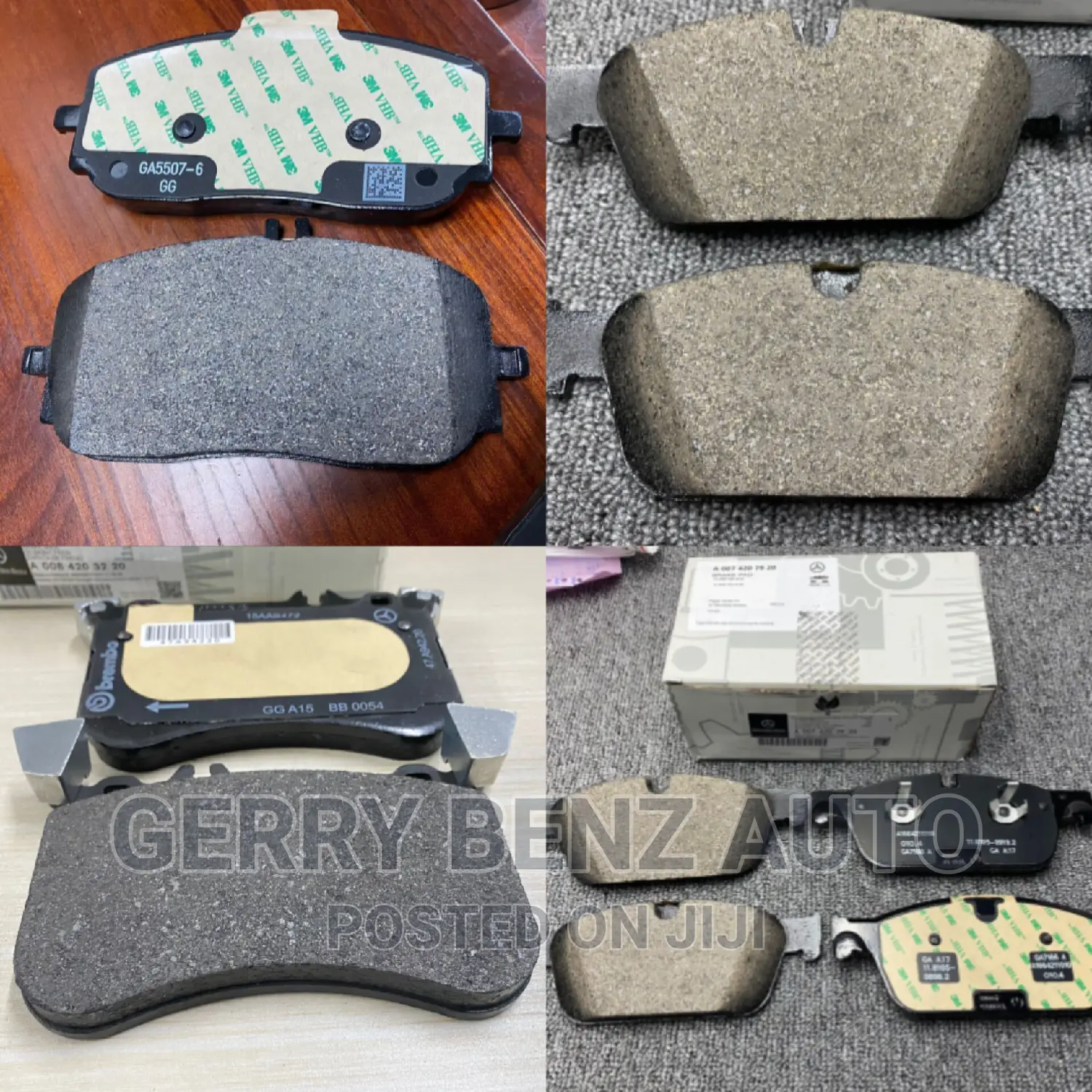 Original Brake Pads for C300,ML350,GLK350,GLE350,E350,CLA250