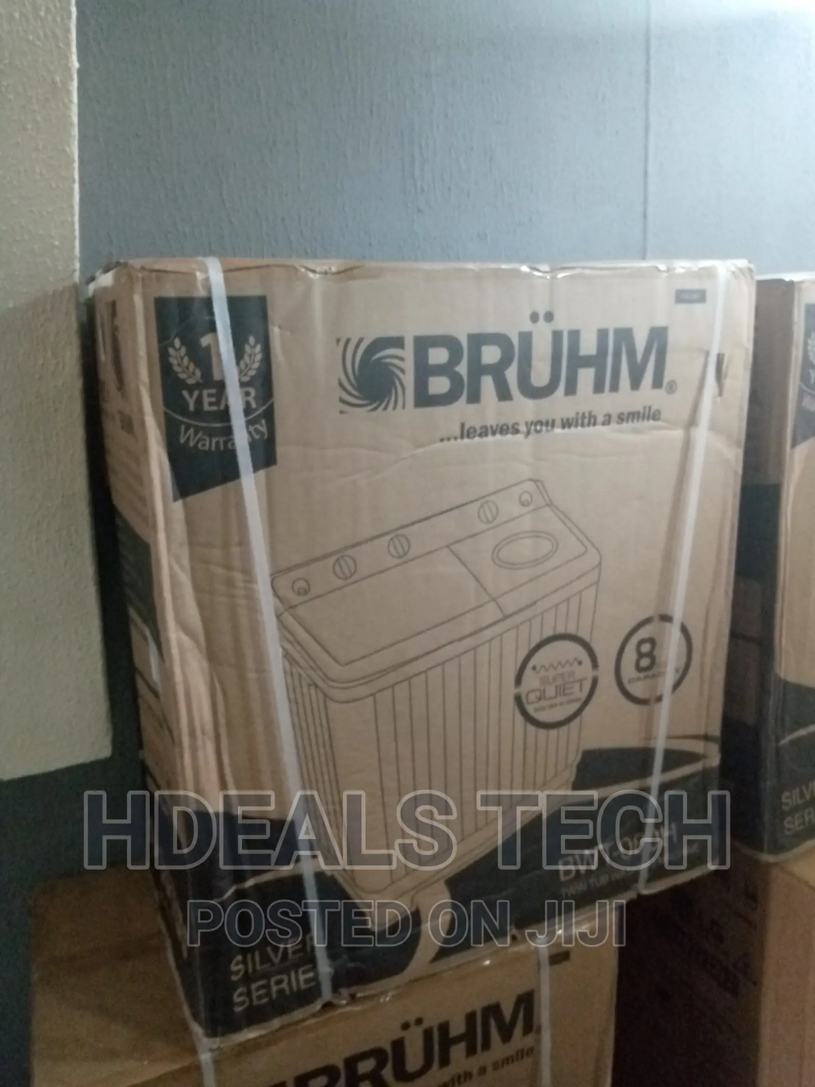 Powerful Bruhm 8kg Top Loader With Twin Tub Washing Machine