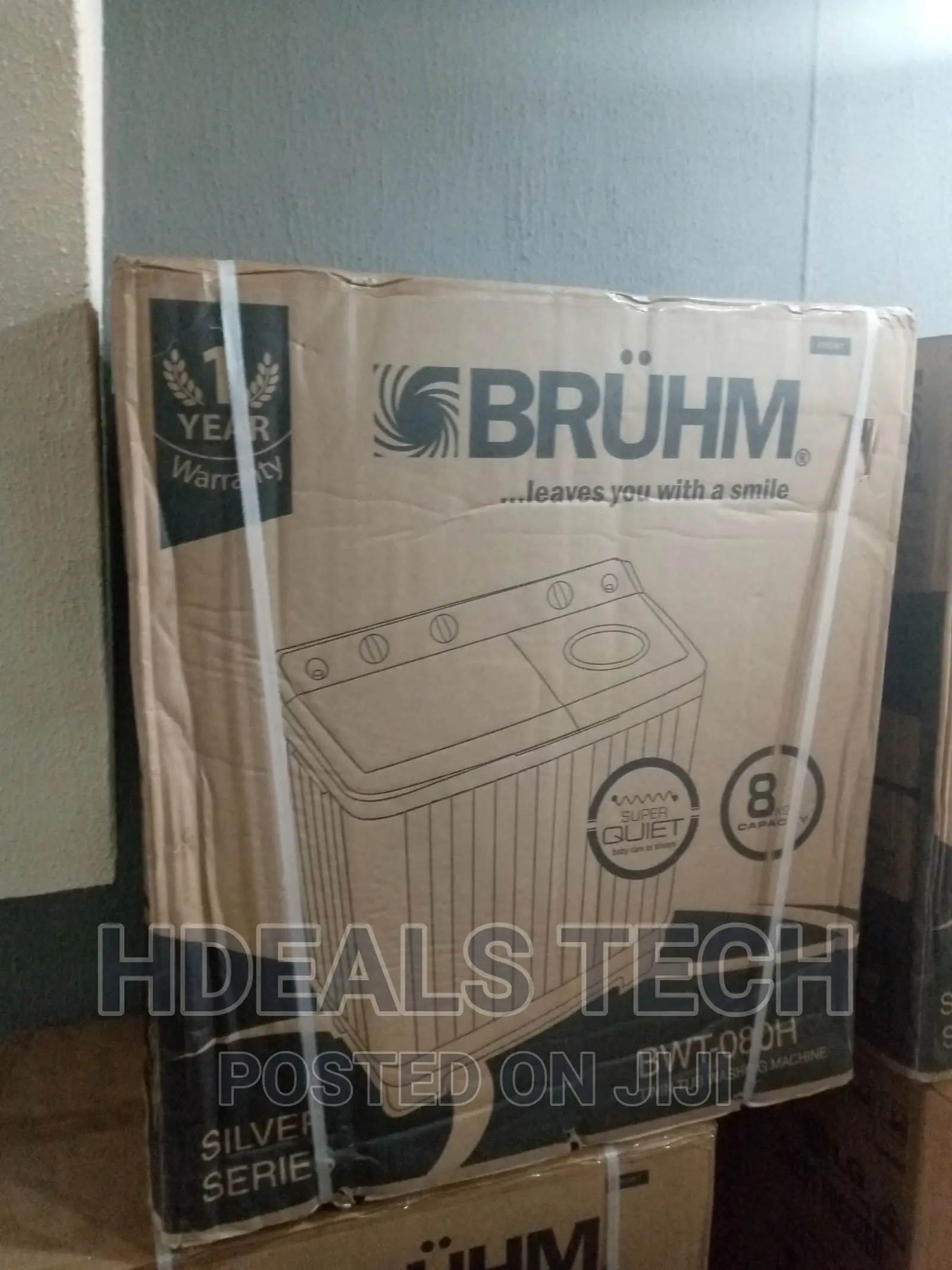 Powerful Bruhm 8kg Top Loader With Twin Tub Washing Machine
