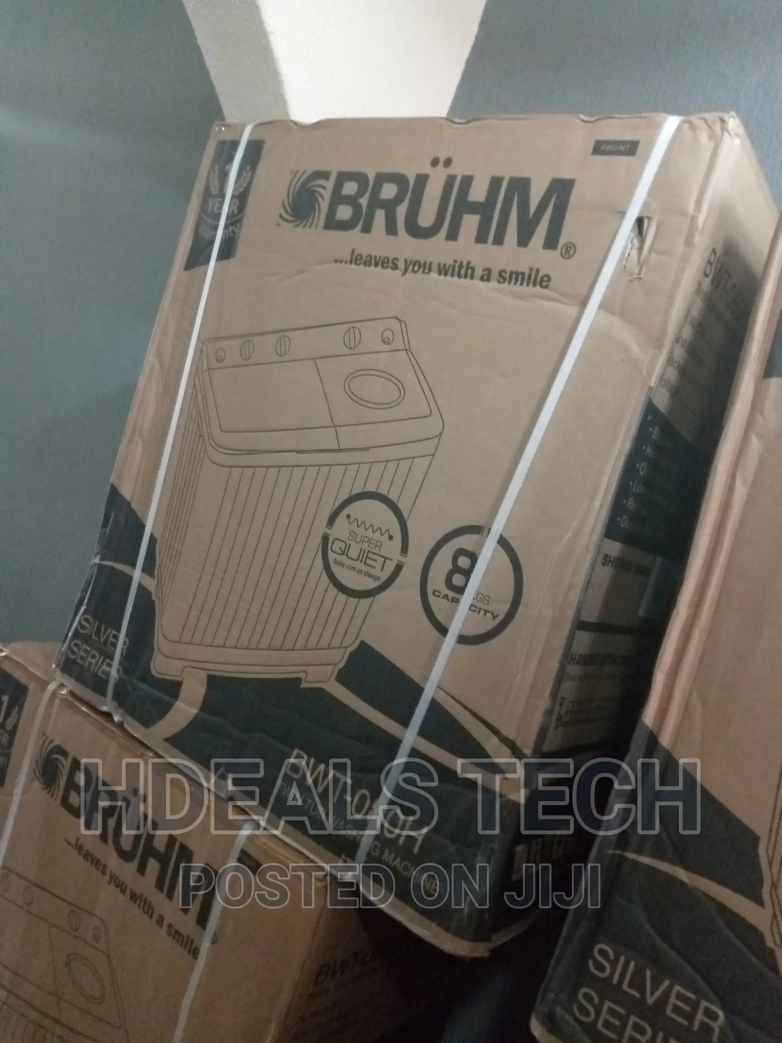 Durable Bruhm 8kg Twin Tub Top Loader Washing Machine