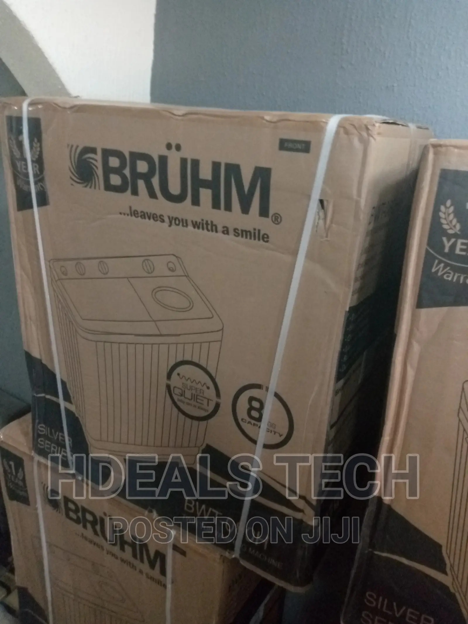 Durable Bruhm 8kg Twin Tub Top Loader Washing Machine