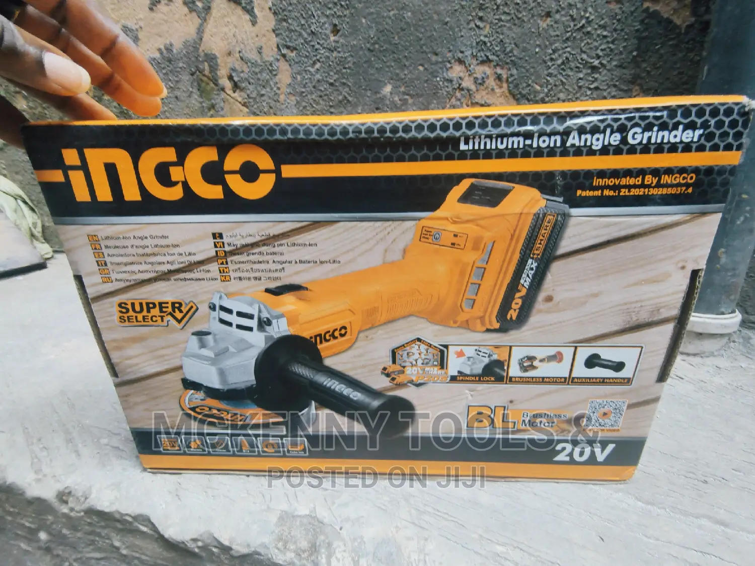 20V Lithium-Ion Angle Grinder – CAGLI20157