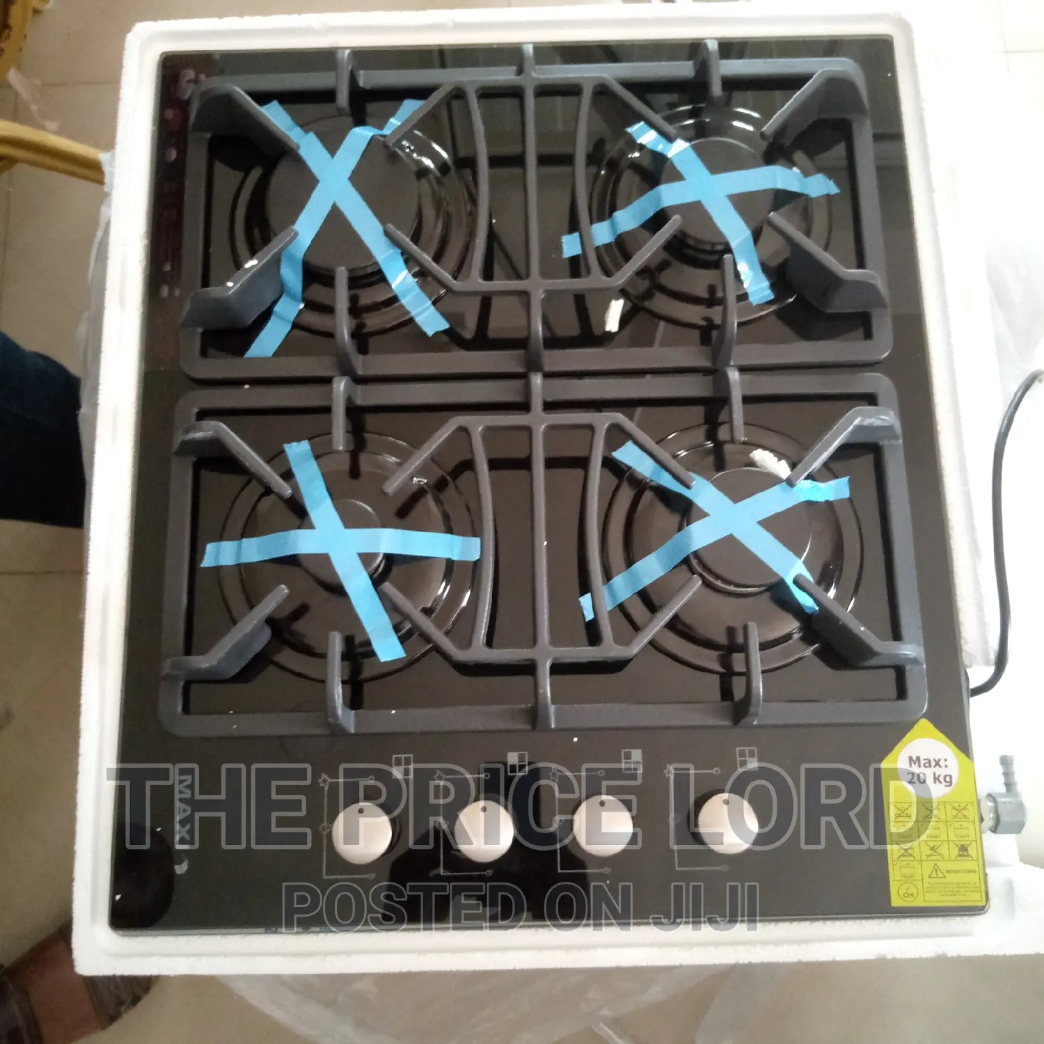 Maxi 60 60 Table Top Gas Cooker 4gas Burner